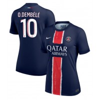 Camiseta Paris Saint-Germain Ousmane Dembele #10 Primera Equipación Replica 2024-25 para mujer mangas cortas